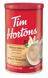 Tim Horton French Vanilla Cappuccino Mix, Sweet and Creamy, Instant coffee 454g (From USA)