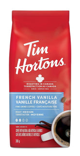 Tim Hortons French Vanilla Fine Grind Coffee • Medium Roast Arabica, 300 g