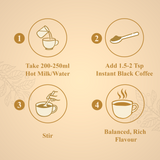 Pure Instant Black Coffee – 90GM & 50 GM Jar | Rich, Bold & Smooth | Classic Roast | Premium Instant Coffee for Quick & Easy Brewing