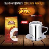 Tradition Vietnamese coffee Creative 3 with Phin filter (Combo)