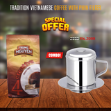 Tradition Vietnamese coffee Creative 4  with Phin filter