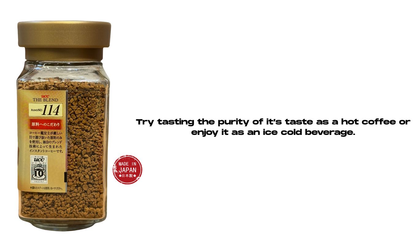 UCC "The Blend" Coffee - Blend No. 114 (90g) - Sweet Aroma & Mild Taste from Japan