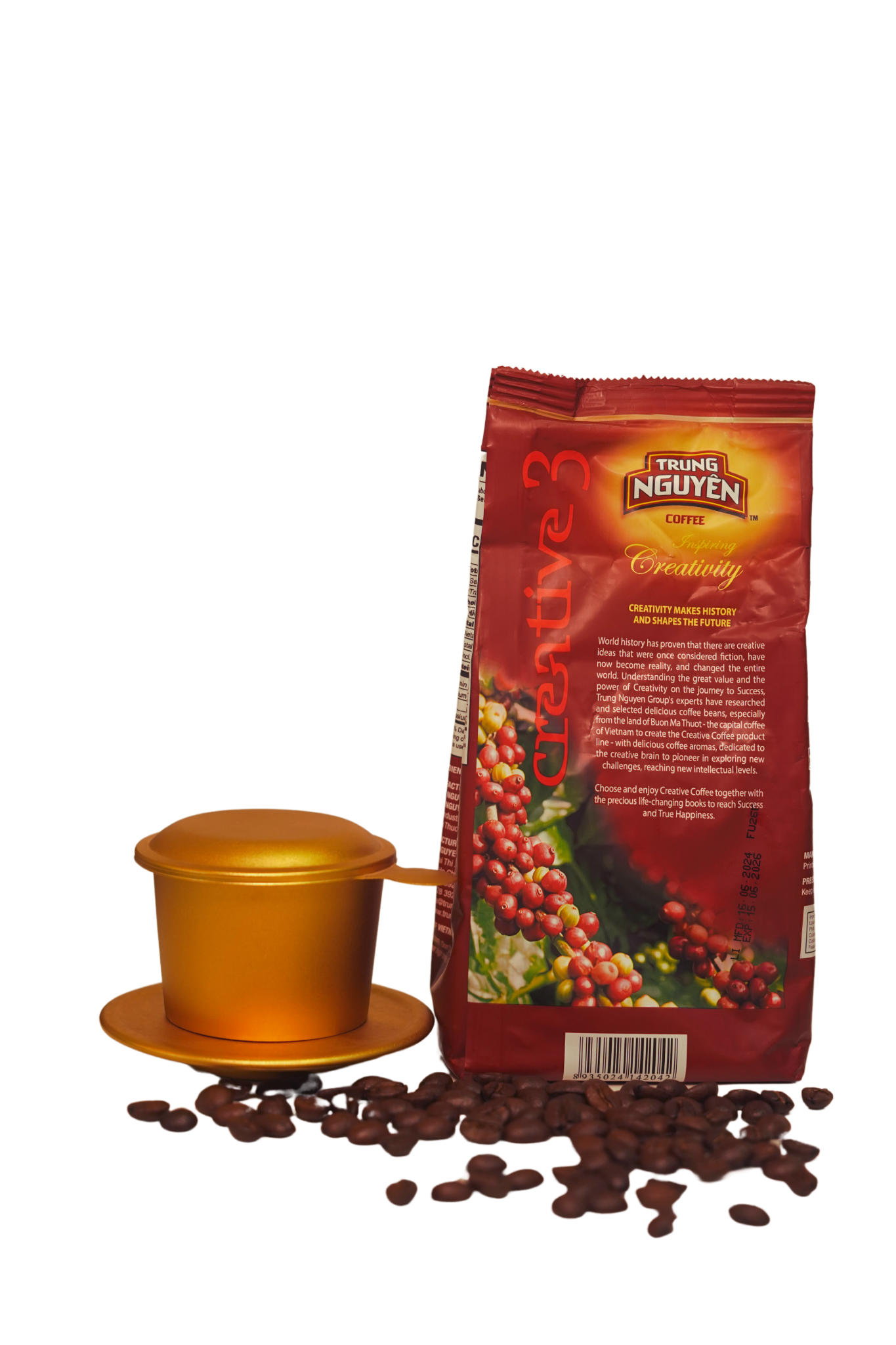 Trung Nguyen Coffee Creative 3 Vietnamese Ground Coffee, Sang Tao 3