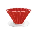 Origami Orange Dripper M with Plastic Holder. (use variant of color image in drive colors are -Orange,pink,purpule and red) rates are same