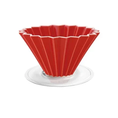 Origami Orange Dripper M with Plastic Holder. (use variant of color image in drive colors are -Orange,pink,purpule and red) rates are same