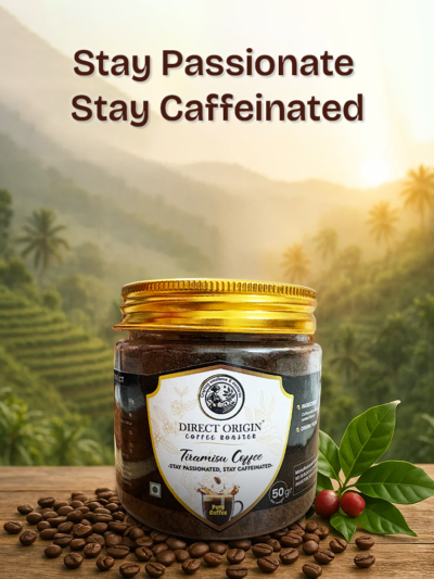 Pure Tiramisu Flavoured Instant Coffee | Creamy & Dessert-Inspired | Instant Coffee for Quick Brewing