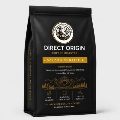 Golden Sunrise - Roasted Coffee Bean PLantation grade AAA 100% arabica