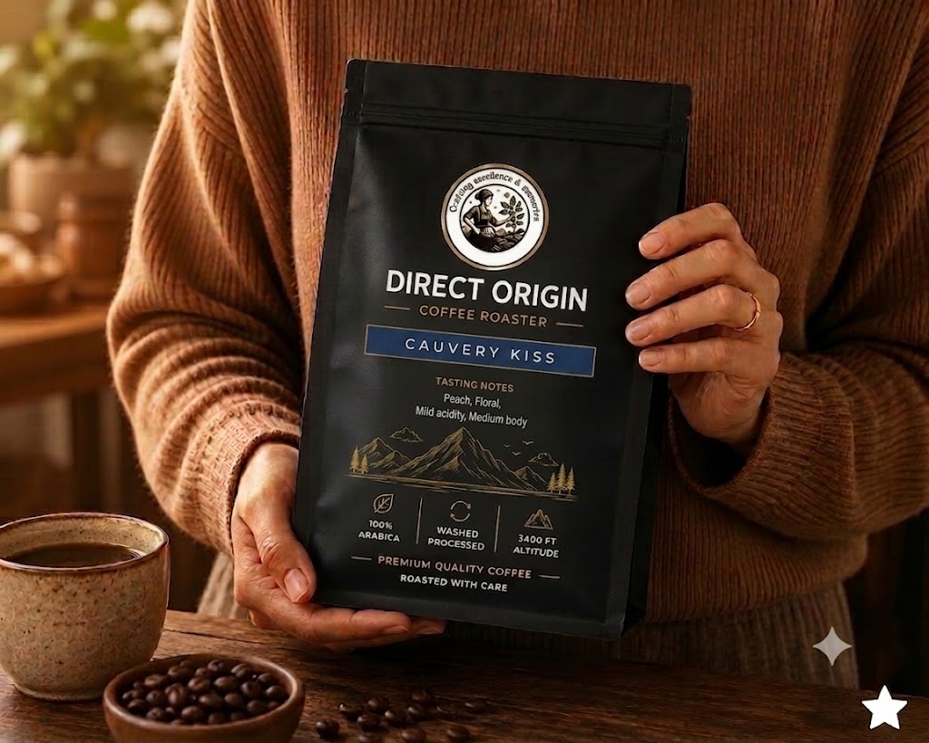 Cauvery Kiss - Fermented Naturals Coorg Morning Mastery Coffee Bean | Whole Roasted Coffee - Image 3