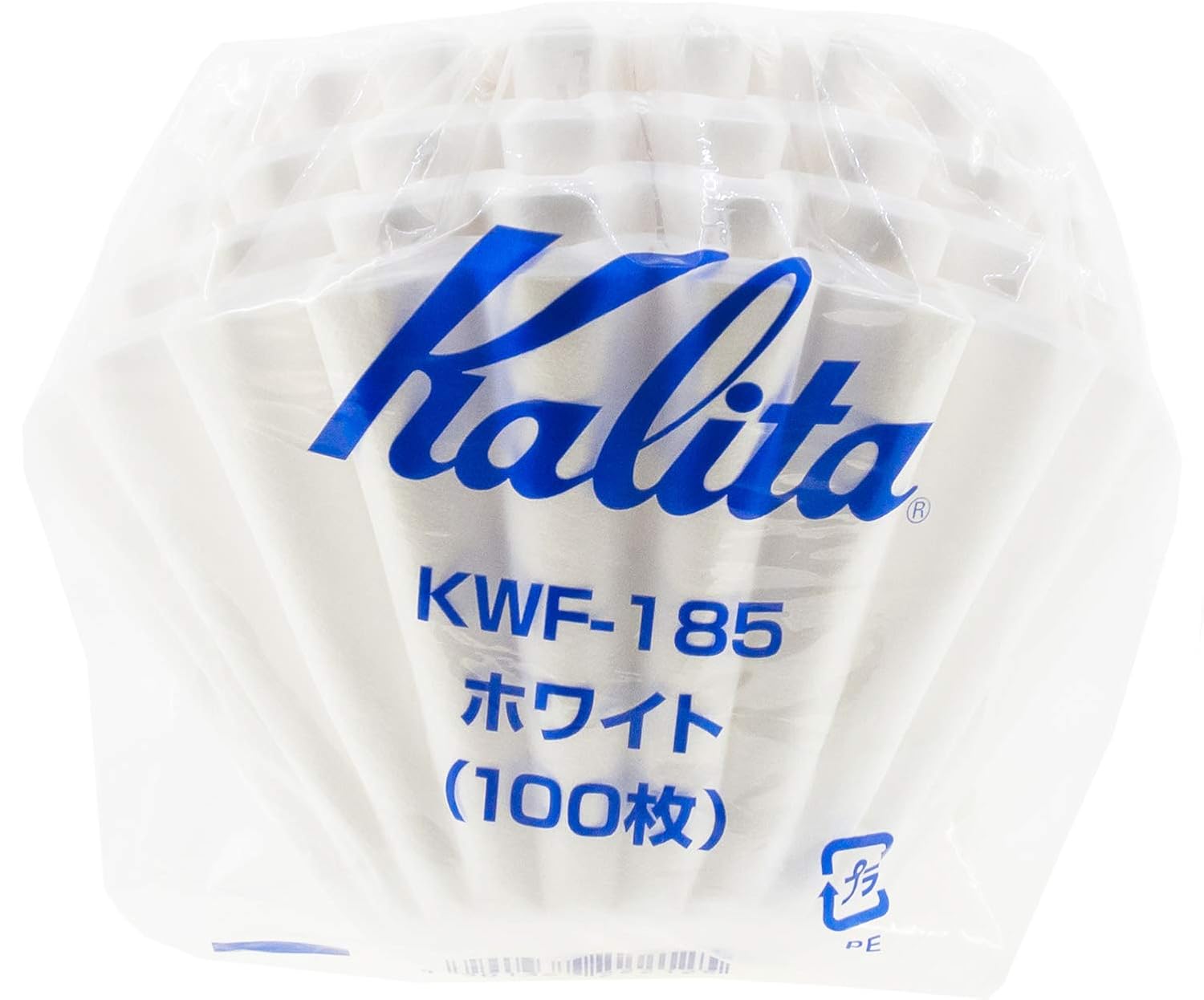 Kalita 22212 KWF-185 Wave 185 (100P) Paper Filter, Size, White