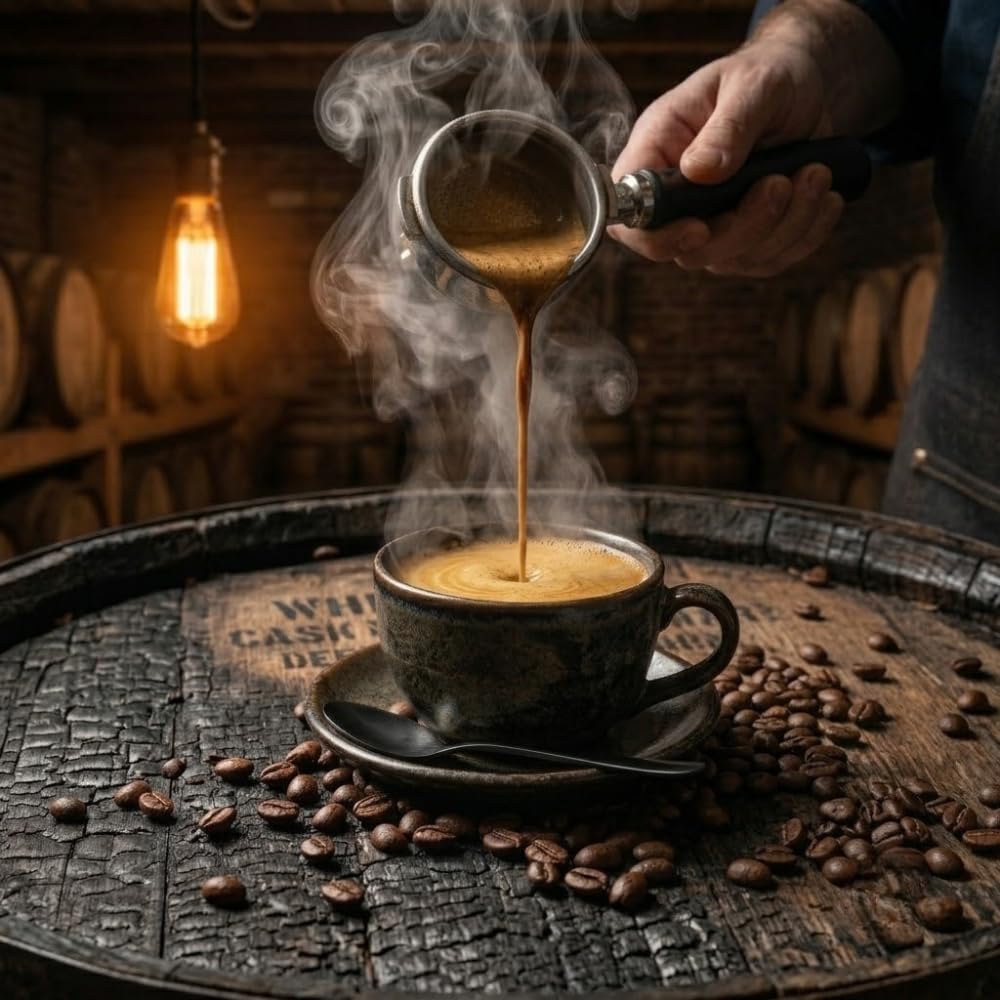 Direct Origin Whiskey Barrel Aged ESPRESSO Coffee – Premium Arabica Coffee, Rich & Smooth 100G - Image 2