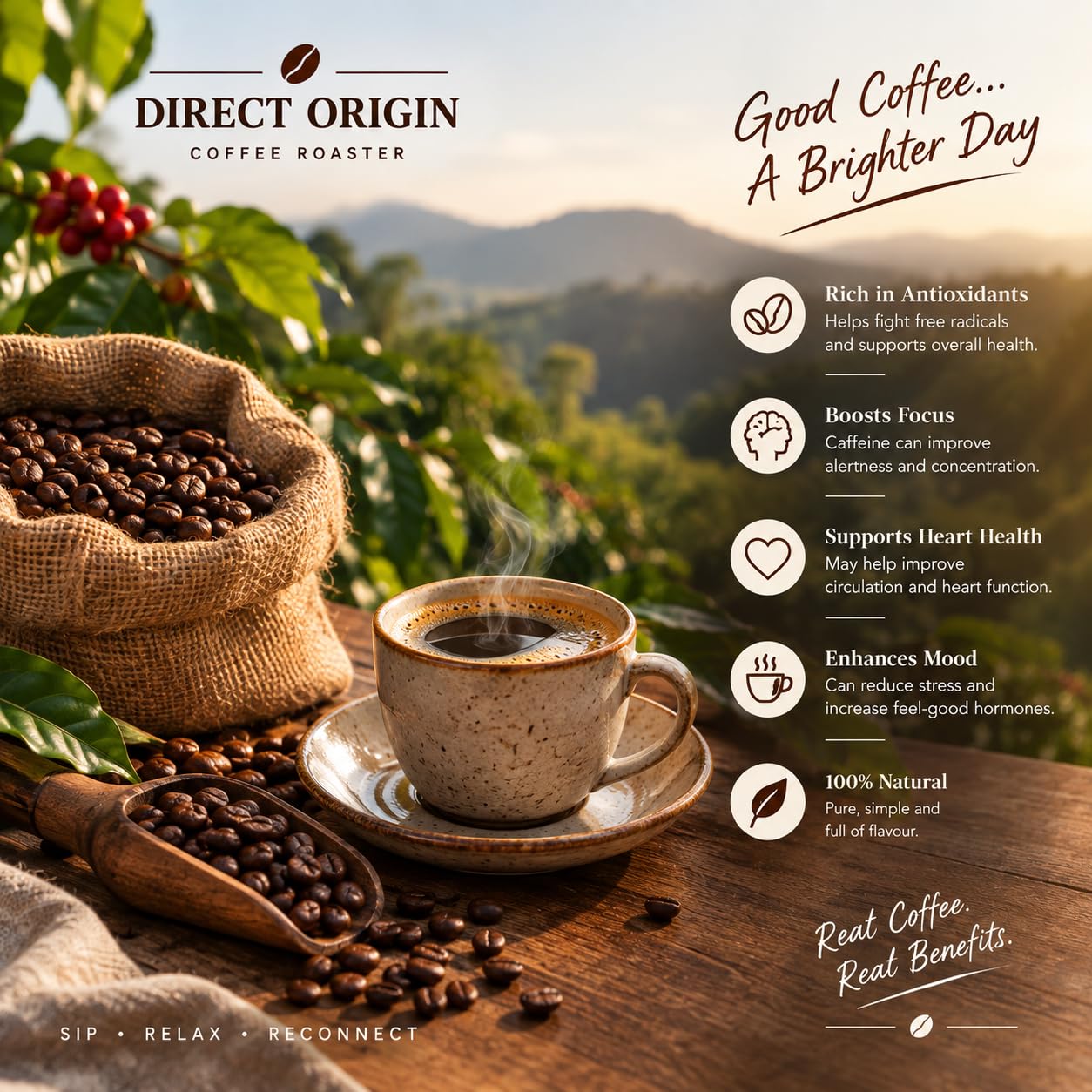 Direct Origin Whiskey Barrel Aged ESPRESSO Coffee – Premium Arabica Coffee, Rich & Smooth 100G - Image 6